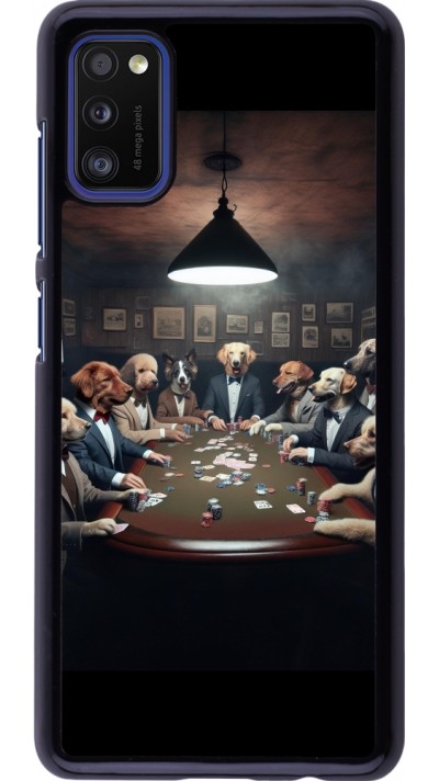Samsung Galaxy A41 Case Hülle - Die Pokerhunde