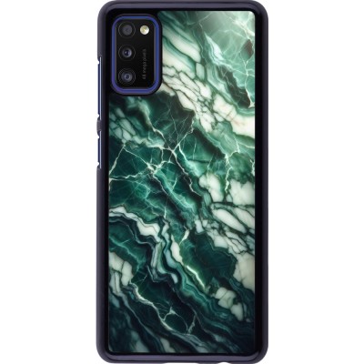 Samsung Galaxy A41 Case Hülle - Majestätischer grüner Marmor