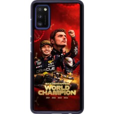 Samsung Galaxy A41 Case Hülle - Max Verstappen Champion 2023