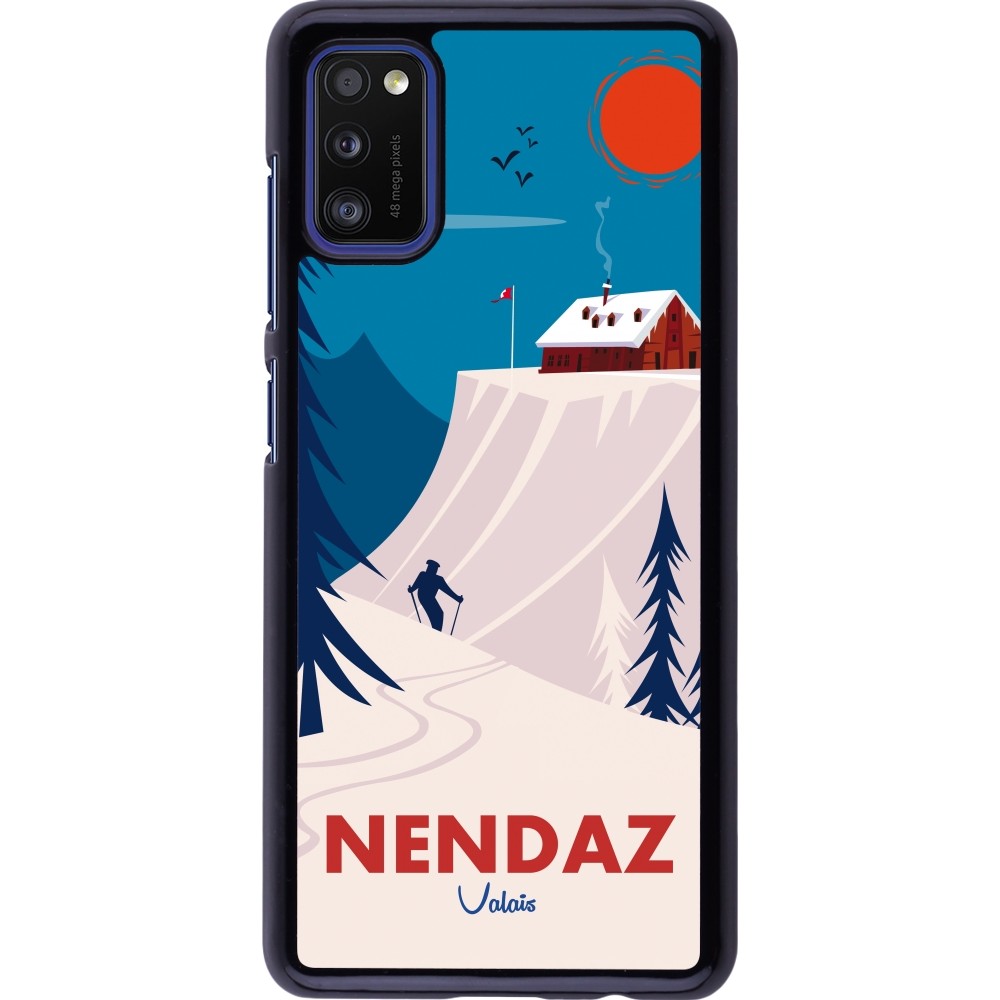 Samsung Galaxy A41 Case Hülle - Nendaz Cabane Ski
