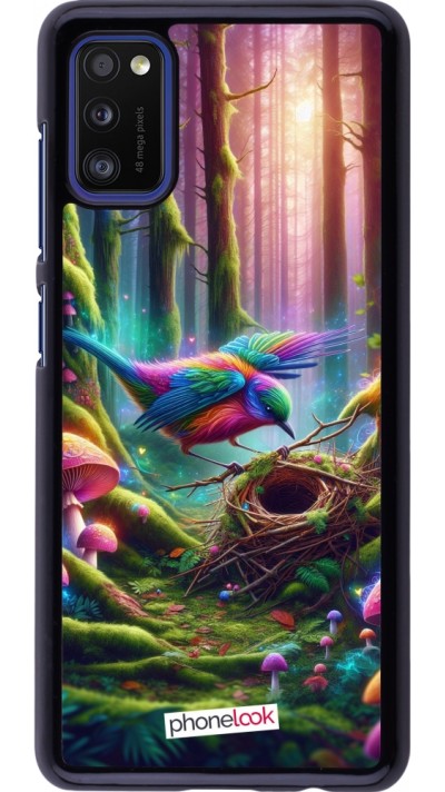 Coque Samsung Galaxy A41 - Oiseau Nid Forêt