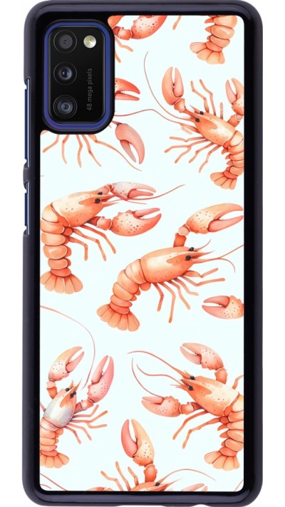 Coque Samsung Galaxy A41 - Pattern de homards pastels