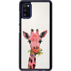 Coque Samsung Galaxy A41 - Pink Girafe Paint