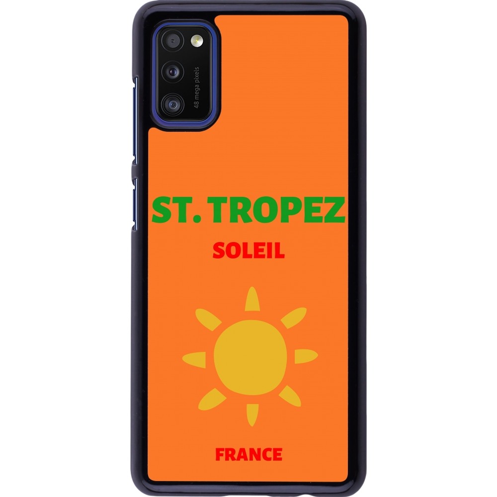 Samsung Galaxy A41 Case Hülle - Pop Summer Destination St-Tropez