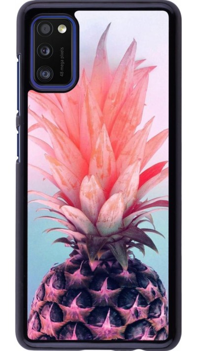 Coque Samsung Galaxy A41 - Purple Pink Pineapple