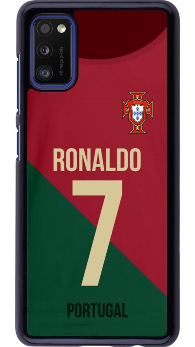 Coque Samsung Galaxy A41 - Football shirt Ronaldo Portugal