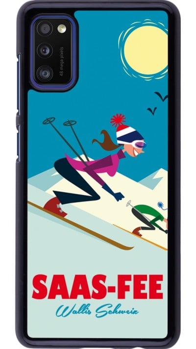 Coque Samsung Galaxy A41 - Saas-Fee Ski Downhill