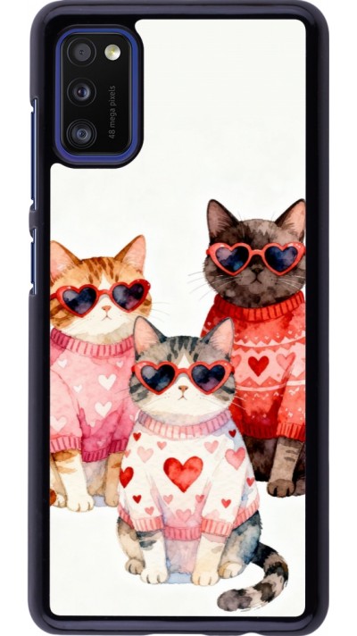 Coque Samsung Galaxy A41 - Saint Valentines Day 26 Cat Love