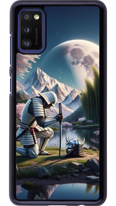 Coque Samsung Galaxy A41 - Samurai Katana Lune