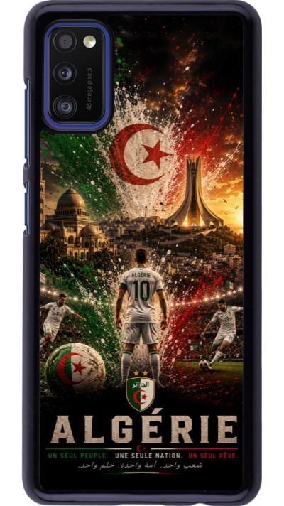 Coque Samsung Galaxy A41 - Football Algérie splash 2026