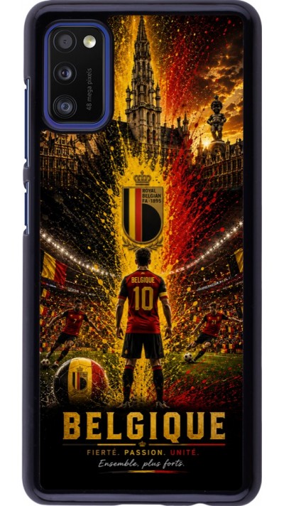 Coque Samsung Galaxy A41 - Football Belgique splash 2026