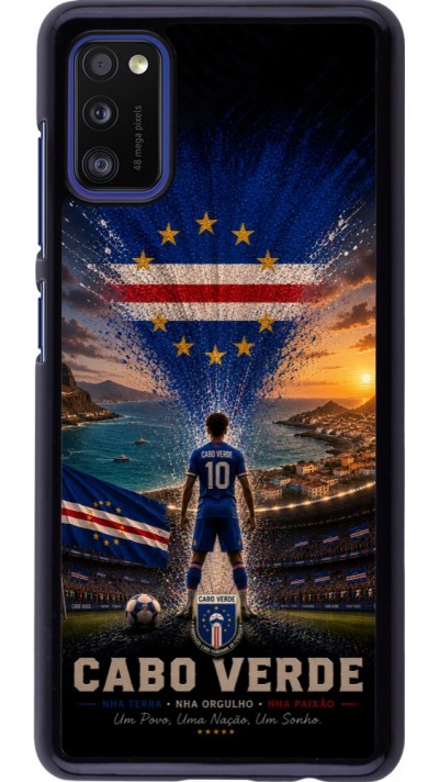 Coque Samsung Galaxy A41 - Football Cap-Vert splash 2026