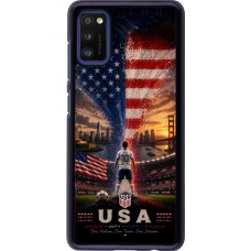 Coque Samsung Galaxy A41 - Football États-Unis splash 2026