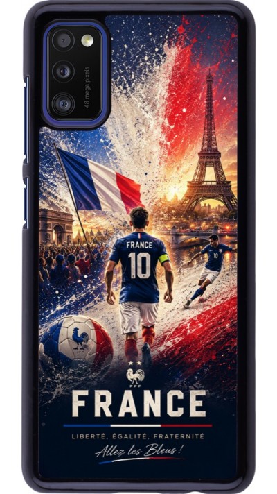 Coque Samsung Galaxy A41 - Football France splash 2026