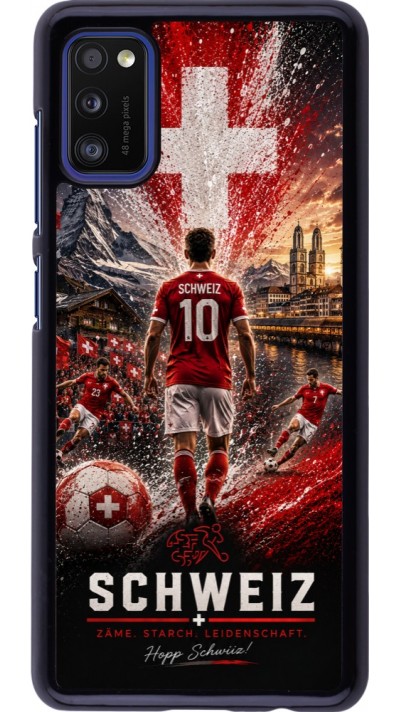 Coque Samsung Galaxy A41 - Football Schweiz splash 2026