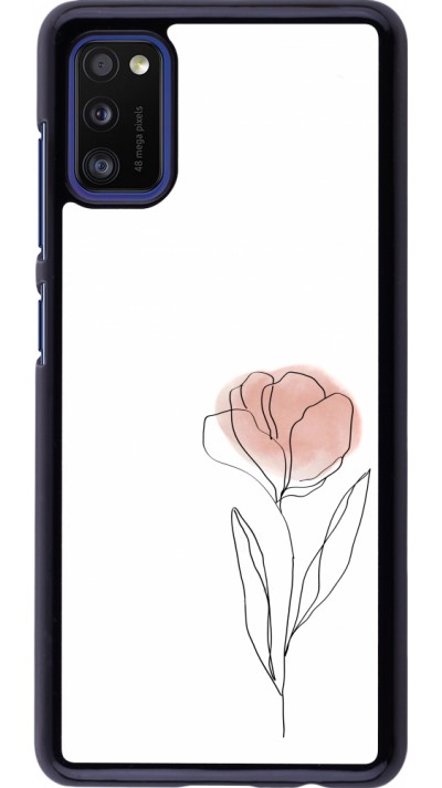 Coque Samsung Galaxy A41 - Spring 23 minimalist flower