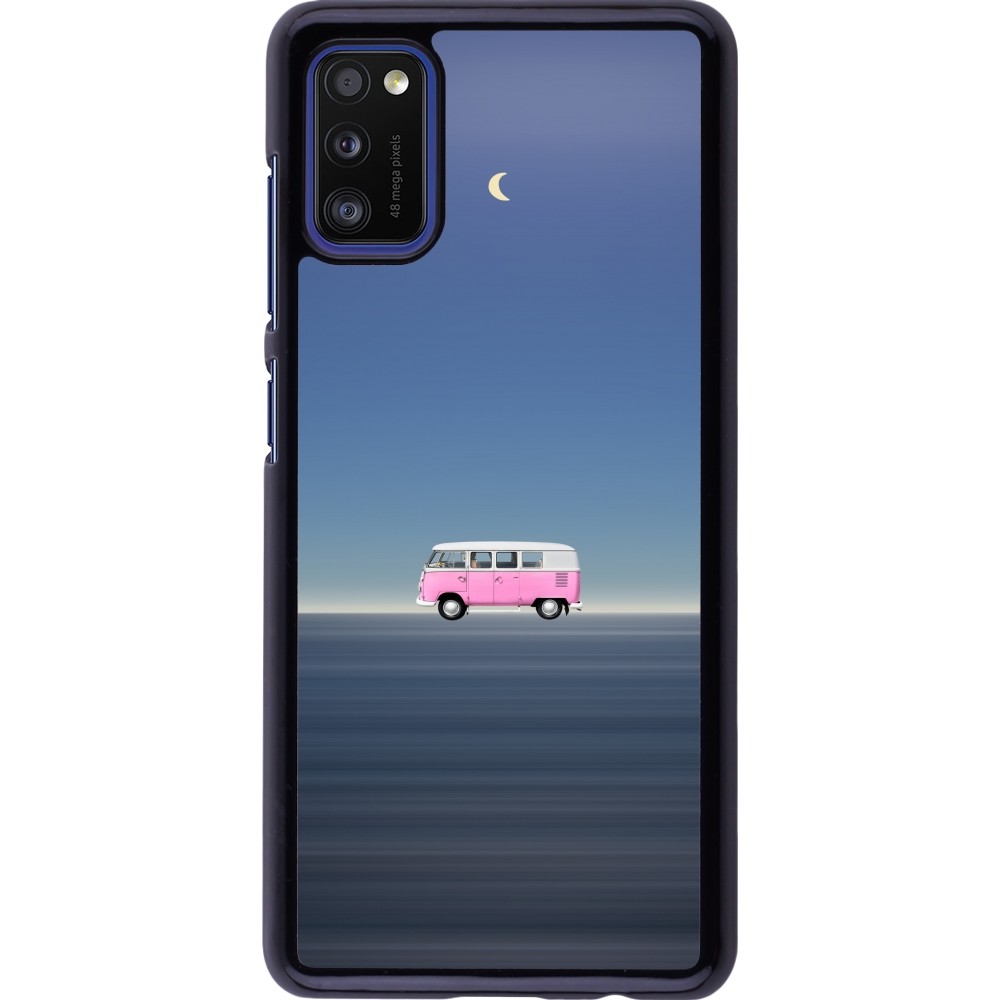 Samsung Galaxy A41 Case Hülle - Spring 23 pink bus