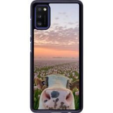 Coque Samsung Galaxy A41 - Cow with tulips 2026