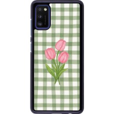 Coque Samsung Galaxy A41 - Green vichy tulips 2026