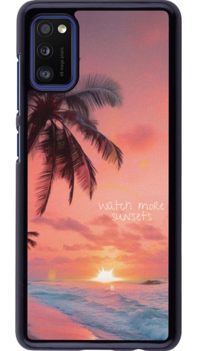 Samsung Galaxy A41 Case Hülle - Watch more sunsets Summer 2026