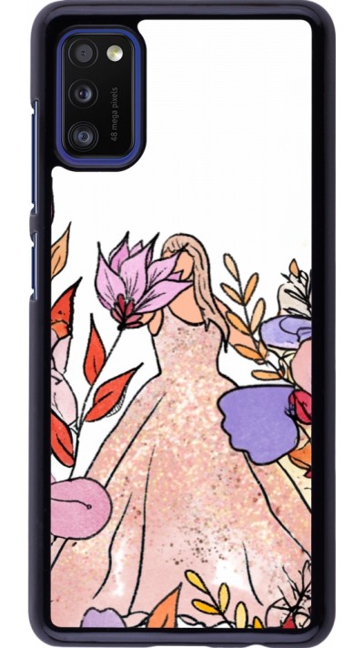 Samsung Galaxy A41 Case Hülle - Taylor Swift Sketch - White