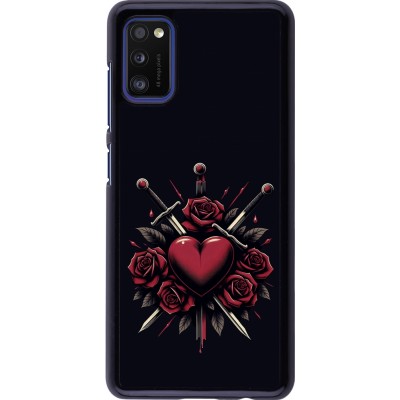 Samsung Galaxy A41 Case Hülle - Valentine 2024 gothic love