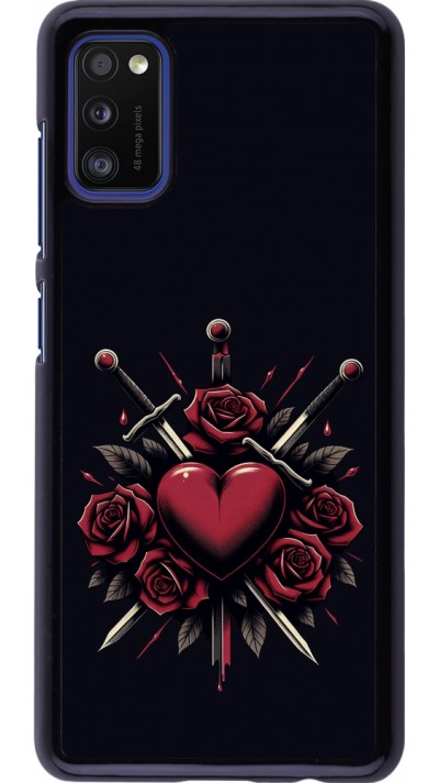 Coque Samsung Galaxy A41 - Valentine 2024 gothic love