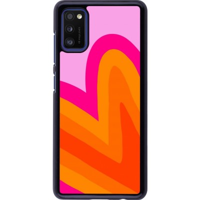 Samsung Galaxy A41 Case Hülle - Valentine 2024 heart gradient