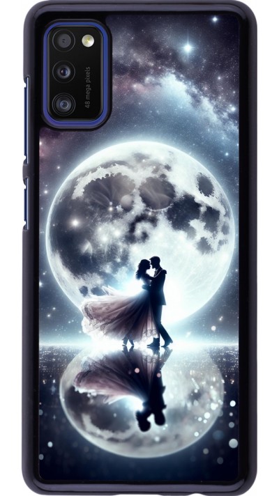 Samsung Galaxy A41 Case Hülle - Valentin 2024 Liebe unter dem Mond