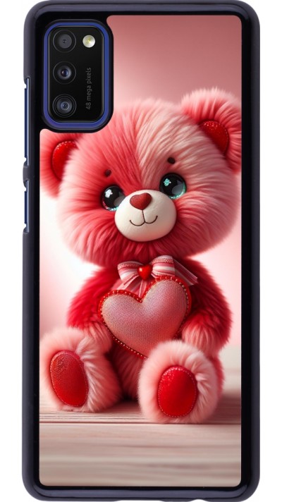 Coque Samsung Galaxy A41 - Valentine 2024 Ourson rose