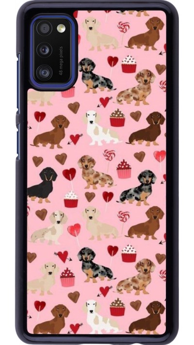 Coque Samsung Galaxy A41 - Valentine 2024 puppy love