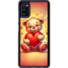 Samsung Galaxy A41 Case Hülle - Valentin 2024 Teddy Liebe