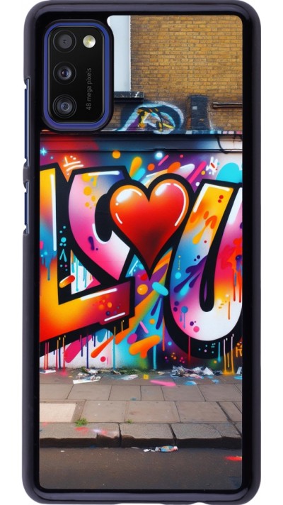 Samsung Galaxy A41 Case Hülle - Valentin 2025 Liebe U Tag