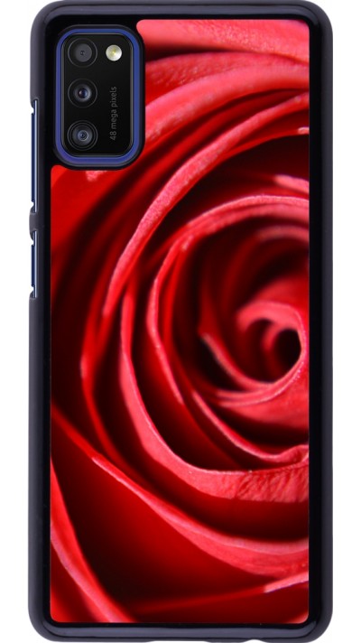 Coque Samsung Galaxy A41 - Valentine 2023 close up rose