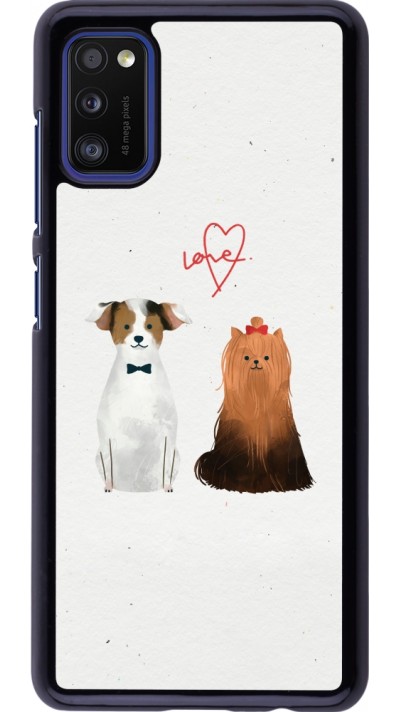 Coque Samsung Galaxy A41 - Valentine 2023 love dogs