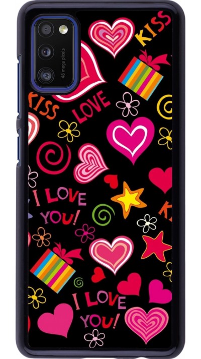Coque Samsung Galaxy A41 - Valentine 2023 love symbols