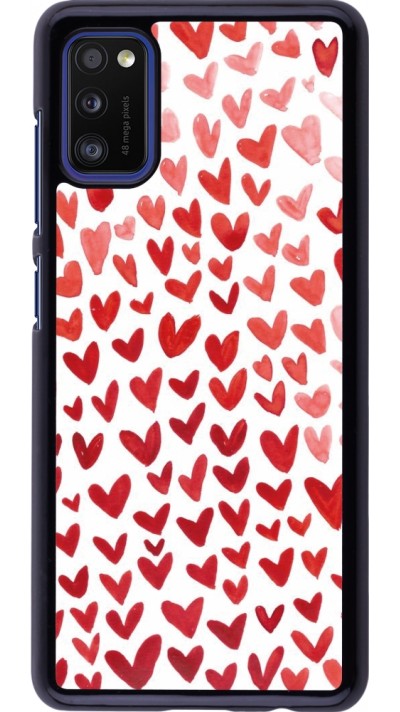 Coque Samsung Galaxy A41 - Valentine 2023 multiple red hearts