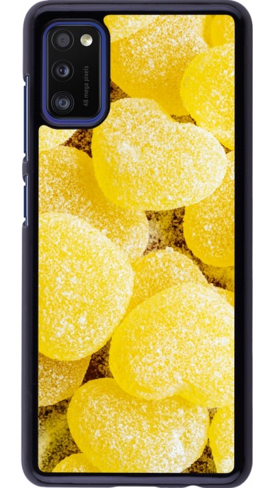 Coque Samsung Galaxy A41 - Valentine 2023 sweet yellow hearts