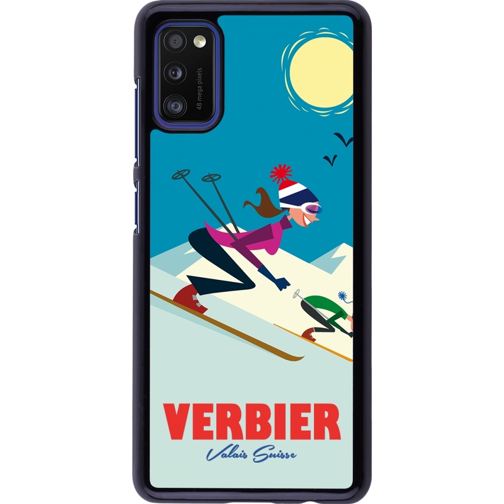 Coque Samsung Galaxy A41 - Verbier Ski Downhill
