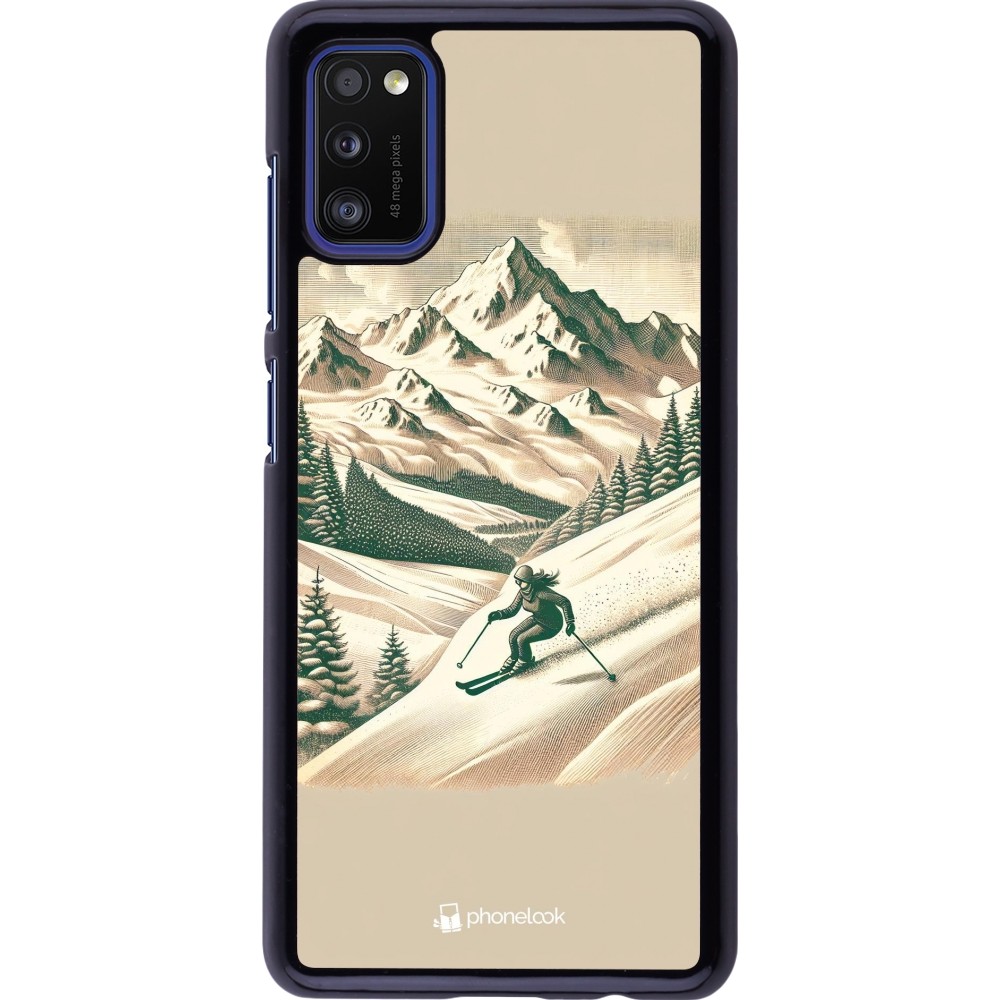 Samsung Galaxy A41 Case Hülle - Vintage Skiberg