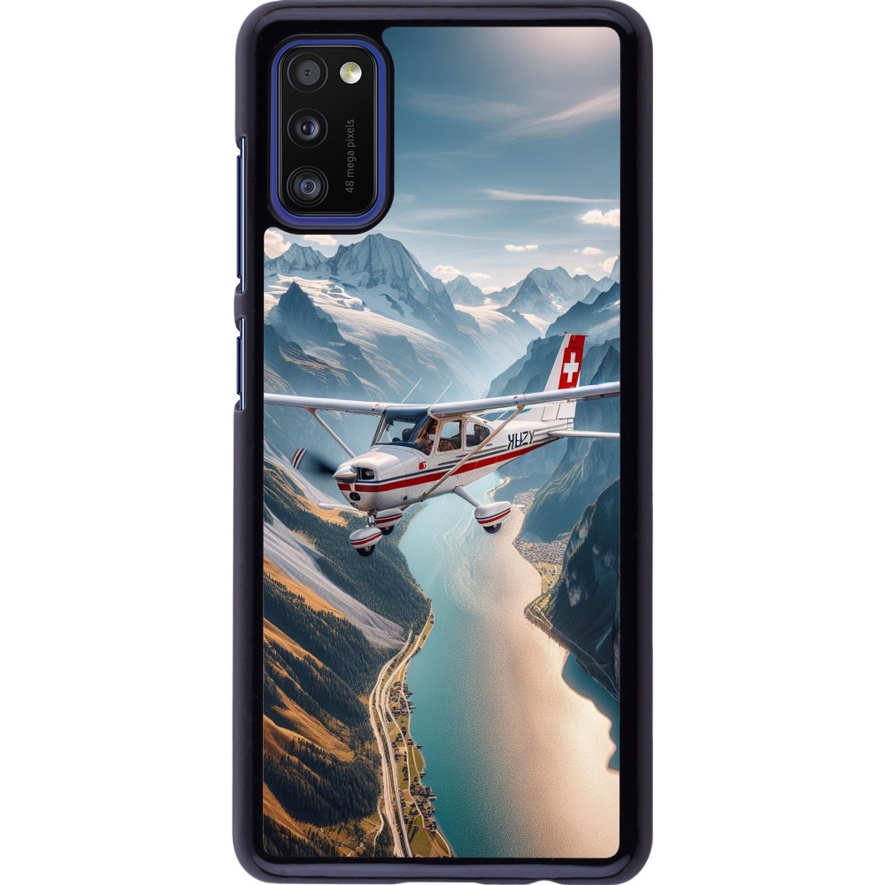Samsung Galaxy A41 Case Hülle - Schweizer Alpenflug