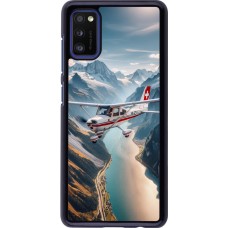 Samsung Galaxy A41 Case Hülle - Schweizer Alpenflug