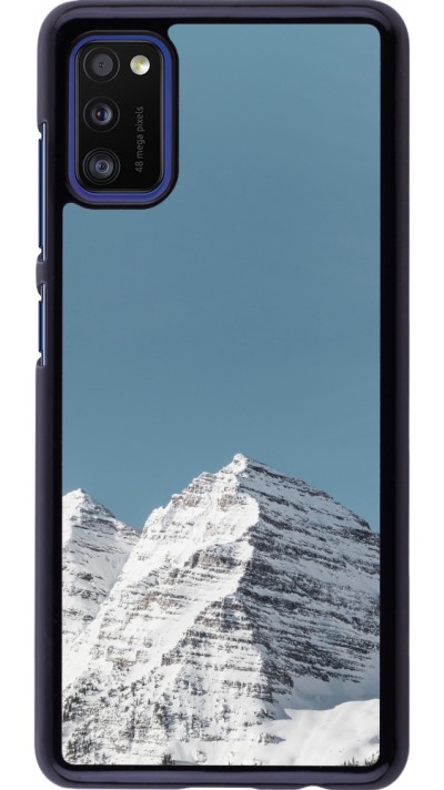Coque Samsung Galaxy A41 - Winter 22 blue sky mountain