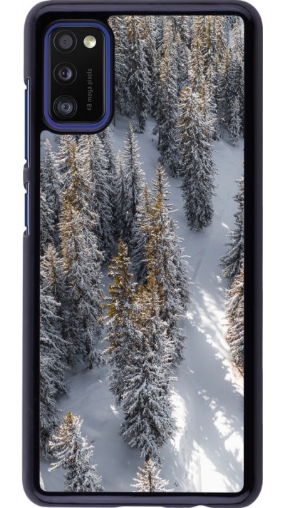 Coque Samsung Galaxy A41 - Winter 22 snowy forest