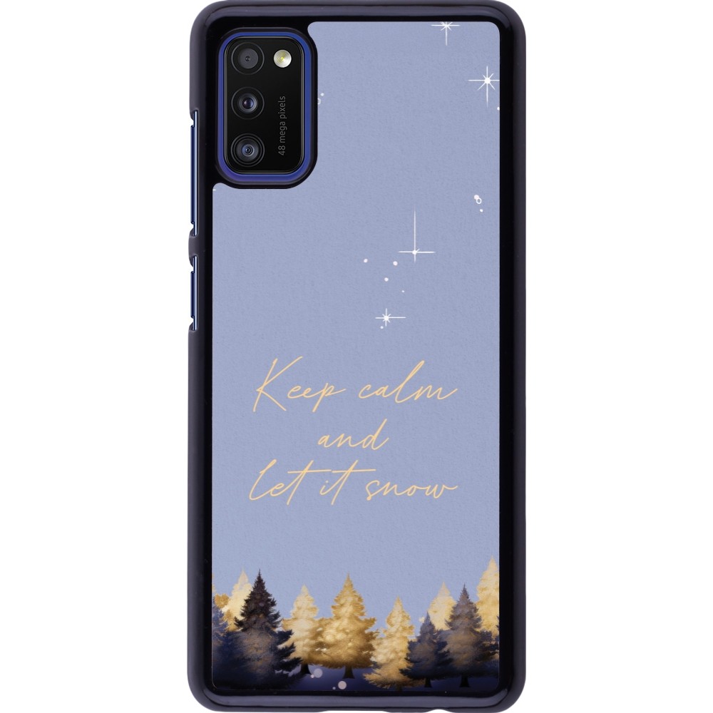 Coque Samsung Galaxy A41 - Winter 25 Winter illustration of trees