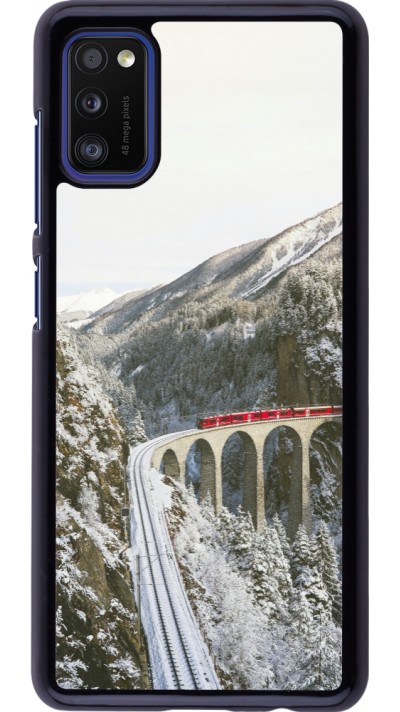 Samsung Galaxy A41 Case Hülle - Winter 25 Winter polar express