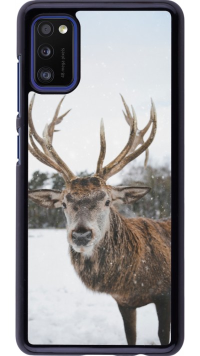 Samsung Galaxy A41 Case Hülle - Winter 25 Winter reindeer