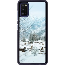 Coque Samsung Galaxy A41 - Winter 25 Winter snowy landscape