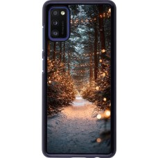 Coque Samsung Galaxy A41 - Winter 25 Winter snowy road