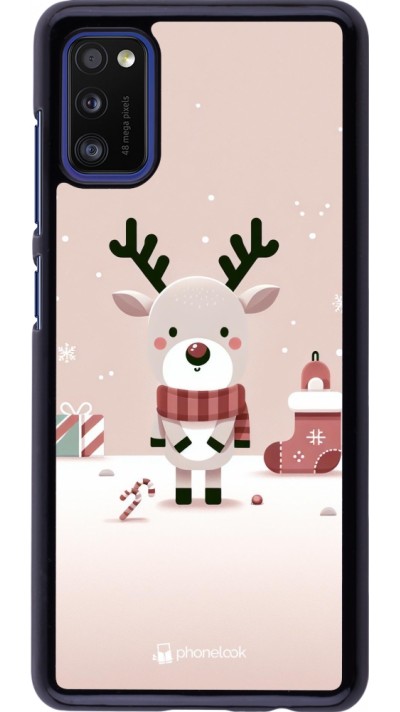 Coque Samsung Galaxy A41 - Noël 2023 Choupinette Renne